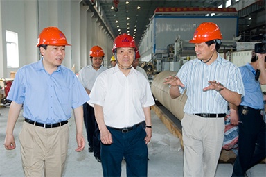 2007年5月25日，時(shí)任全國政協(xié)常委、經(jīng)濟(jì)委員會(huì)副主任、中國包裝聯(lián)合會(huì)會(huì)長石萬鵬一行來公司視察